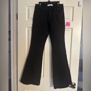 Women's Kancan Black Flare Jeans Size 7/27